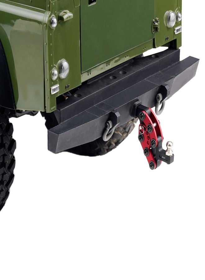 DJX 1/10 RC Trailer Hitch Adjustable Tow Hook Hitch Receiver for Axial 90046 SCX10 TRX4 Redcat Gen7 Gen8 Etc 1/10 RC Crawler Car Upgrade Accessories (Red) - Image 5